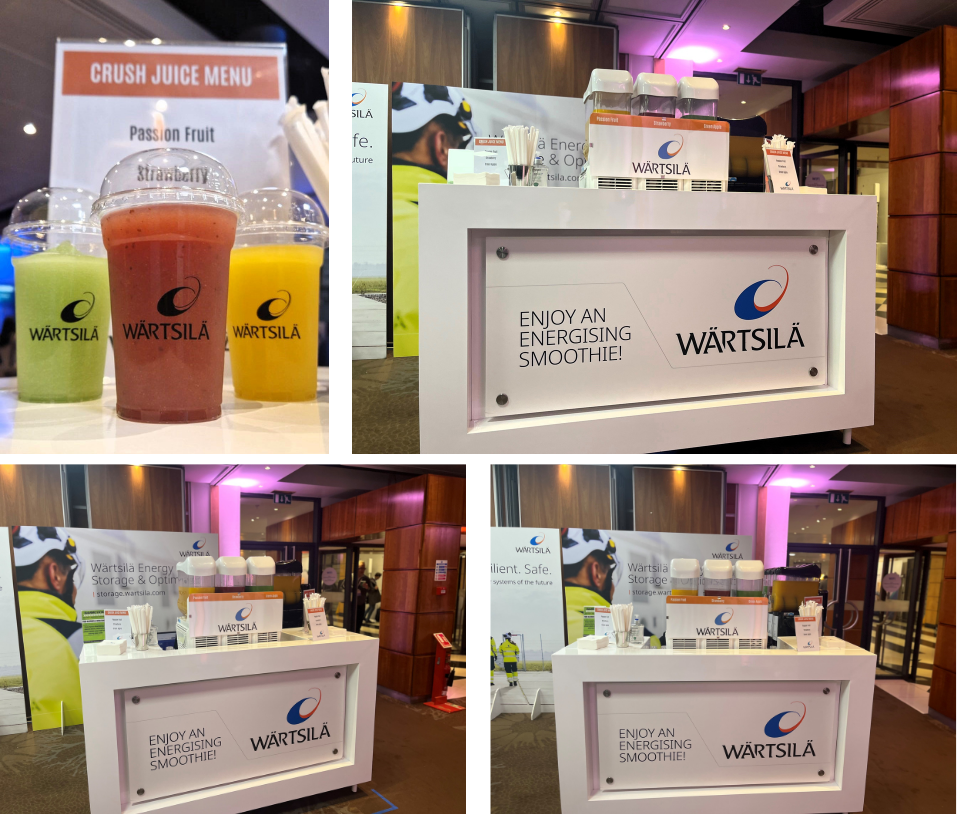 Wärtsilä Crush Bar at Energy Storage Summit at Novotel London West.
