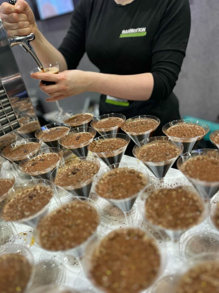 Espresso Martinis in preparation